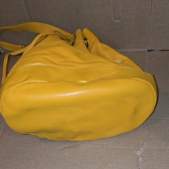 RADLEY LONDON Yellow Hobo Bag with Drawstring Closure - Picture 6 of 9